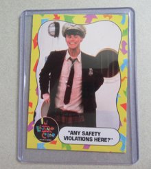 Living Color Fire Marshal Bill Jim Carrey Card TV Memorabilia