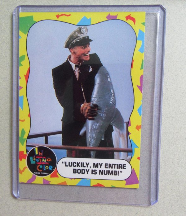 In Living Color Fire Marshal Bill Jim Carrey Card TV Memorabilia