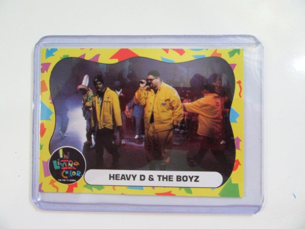 Living Color Heavy D And The Boyz Card  Music Memorabilia