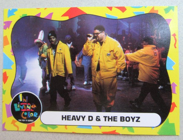 Living Color Heavy D And The Boyz Card  Music Memorabilia