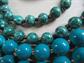 Vintage Blue Beads Necklace Lot Lassie Pendant Necklace Collie Dog Costume Jewelry