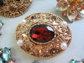 Vintage And Up Rhinestone Pin Lot And More