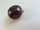 Victorian Kukui Nut Fob or Pendant Antique Jewelry 