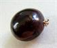 Victorian Kukui Nut Fob or Pendant Antique Jewelry 