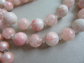 Vintage Pink Necklaces Lot One Signed Coro Faux Pearls Lucite