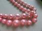 Vintage Pink Necklaces Lot Costume Jewelry