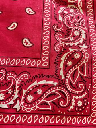 Dark Pinkish Red Bandana For Costume Use Western Cowboy or Cowgirl Accessories