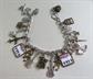 Retro Beatles Charm Bracelet HELP! Movie Memorabilia Costume Jewelry