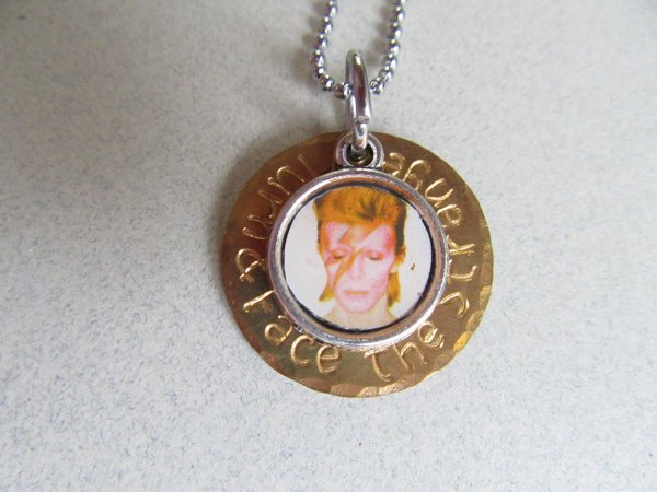 Retro David Bowie Ziggy Stardust Necklaces