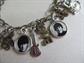 Retro Beatles Fab Four Photo Charm Bracelet John Paul George Ringo Costume Jewelry