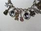 Retro Beatles Fab Four Photo Charm Bracelet John Paul George Ringo Costume Jewelry