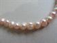 Pale Pink Genuine Freshwater Pearl Necklace 16 1/2