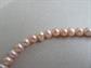 Pale Pink Genuine Freshwater Pearl Necklace 16 1/2