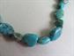 Genuine Turquoise Nugget Necklace 20