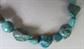 Genuine Turquoise Nugget Necklace 20