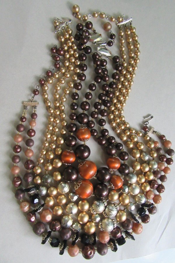 Vintage 1950's Necklaces Lot Japan 