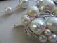 Faux Pearl Costume Jewelry Lot Japan Necklace Memory Wire Bracelet Pin Clip Earrings 