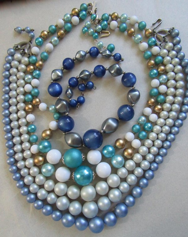 Vintage Necklace Lot Japan