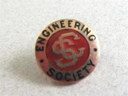 14k SC Engineering Society Members Small Pin Collectibles 1.6 Grams