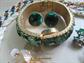 Vintage Norman Swiss Genuine Jade Clamper Watch Bracelet Mother Pearl Necklace JJ Pin and More