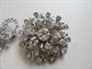 Vintage 1950's Rhinestone Pin Brooch Lot Marianne  Costume Jewelry