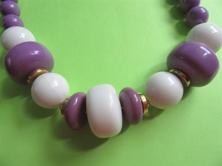 1980's Lucite Necklace Vintage Jewelry