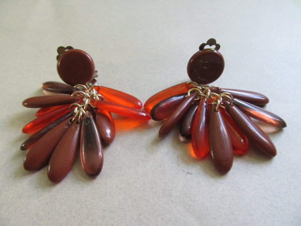 Vintage Western Germany 1960's Earrings 