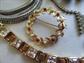 Vintage and Up Costume Jewelry Lot Rhinestone Destash Necklace Bracelet Pins