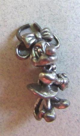 Minnie Mouse Sterling Silver Charm 