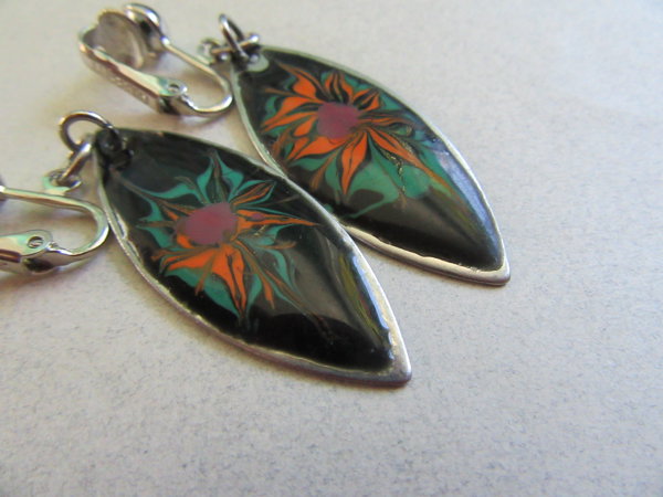 Signed Celebrity Fashion Jewels Earrings Vintage Jewelry