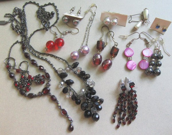 Jewelry Lot 1928 Signed Necklace And More