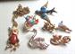 Vintage Bird Pin Lot Owl Necklace Cockatoo Rhinestone Swan Sarah Coventry Costume Jewelry Lot Birding Birder