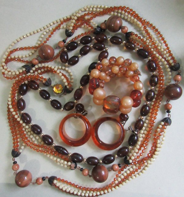 Vintage Lucite Jewelry Lot 