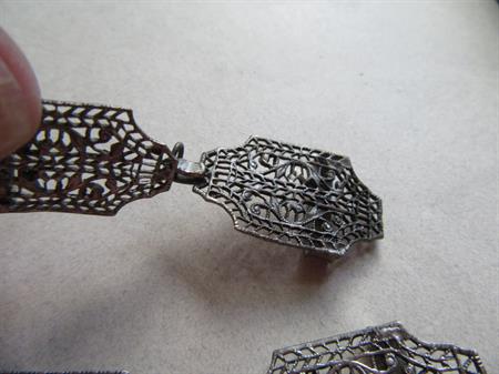 Art Deco Dress Buckles Never Used Sewing Notions 