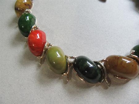 1950's Bakelite Necklace Choker Vintage Jewelry 