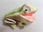 Vintage Anthropomorphic Frog Pin Google Eyes 