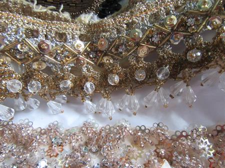 SALE! Vintage Beaded Sequin and Rhinestone Trim Lot