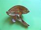 1960's Mod Mushroom Pin Orange AS IS Shrooms Shroons Fungi Mycology Psilocybin Psychedelic