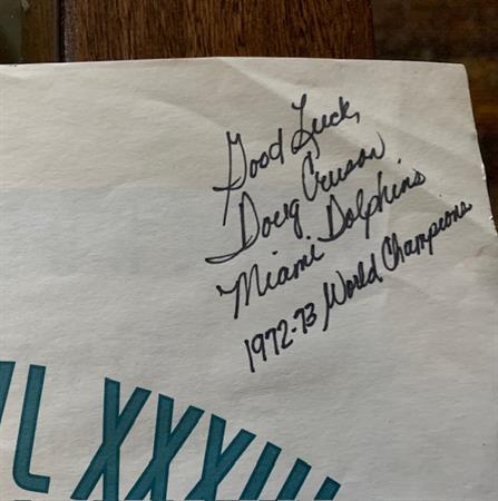 Super Bowl XXXIII Football Players Autographs Norwegian Cruise