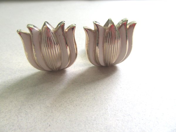 Vintage Coro Lite Earrings Signed Vintage Jewelry