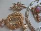 Vintage Costume Jewelry Lot All Signed Choker Pins Cat Nurse Rings Bracelet and Earrings Coro Krementz Sarah Coventry Monet Bug Figural