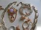 Vintage Costume Jewelry Lot All Signed Choker Pins Cat Nurse Rings Bracelet and Earrings Coro Krementz Sarah Coventry Monet Bug Figural