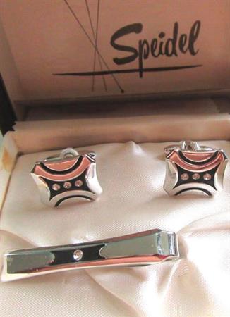 Vintage Mid Century Speidel Cufflinks Set IMen's Jewelry 