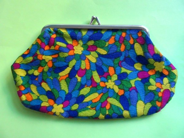 1960's Psychedelic Cosmetic Bag '60's Costume Accessories