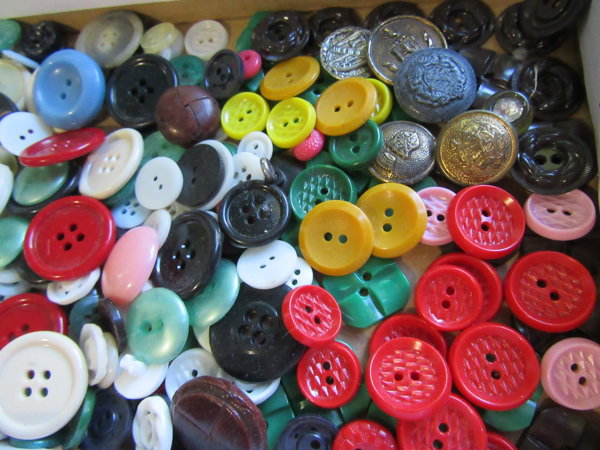Vintage Button Lot Sewing Notions