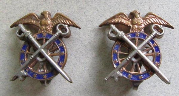 WWII US Army Quartermaster Earrings Military Collectibles