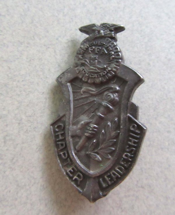 Vintage FFA Agricultural Education Chapter Leadership Pin 