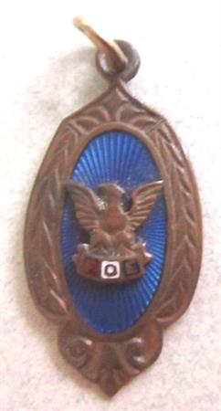 Vintage F.O.E. Fraternal Order of Eagles  Pendant Collectibles