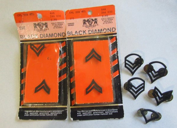 Vintage Military Chevron Pins Lot