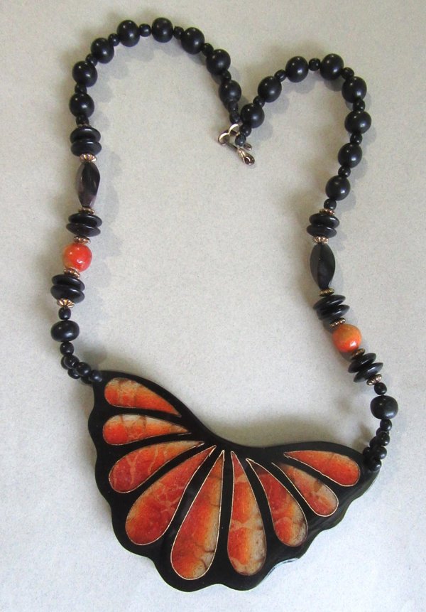1980's Sponge Coral Necklace Vintage Jewelry